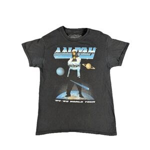 Aaliyah 94 95 World Tour Shirt Mens Small Black Ripple Junction Graphic Tee